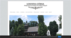 Desktop Screenshot of lososinagorna.pl