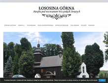 Tablet Screenshot of lososinagorna.pl